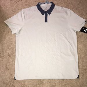 Men’s Oakley Grey and Navy Polo